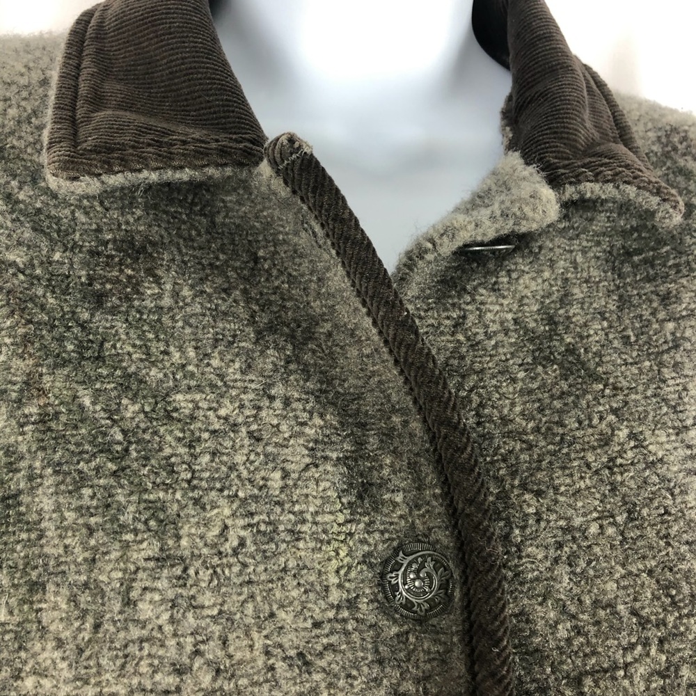 Artisans Fleece Button Front Jacket Pockets L - image 2